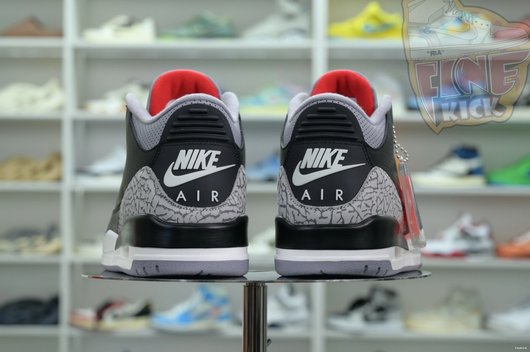 Air Cement Reimagined” 3“Black Jordan 0828